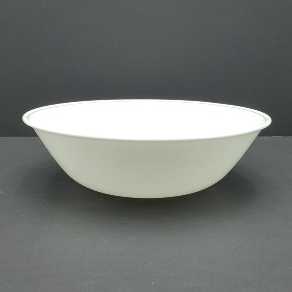 Corelle Gray Band Vegetable Serving Bowl Apricot Grove Solitary Silk Blossoms - Picture 4 of 6